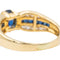 Bague 51 Bague Or jaune Saphir, Diamant 58 Facettes 2866506CN