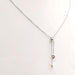 Collier Collier en or blanc 58 Facettes