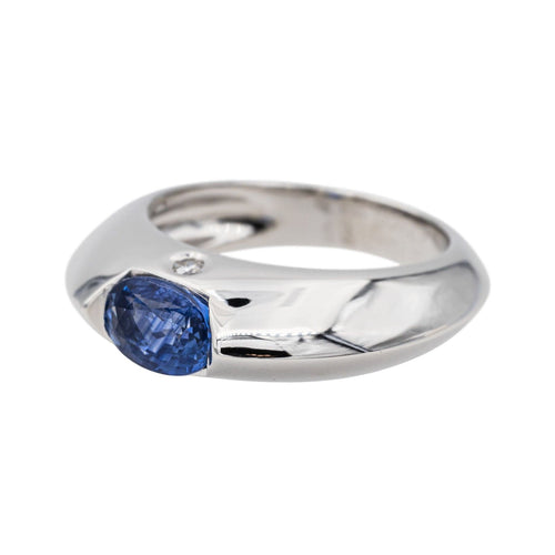 Piaget  Bague  Or blanc Saphir, Diamant