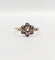 Bague 55 Bague marguerite antique en or 18k et diamants taille rose (circa 1900) 58 Facettes A06395