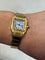 Montre Montre femme Cartier Santos galbée en or 58 Facettes