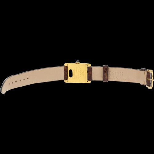 Montre Cartier Montre Tank Vermeil 58 Facettes MT43488