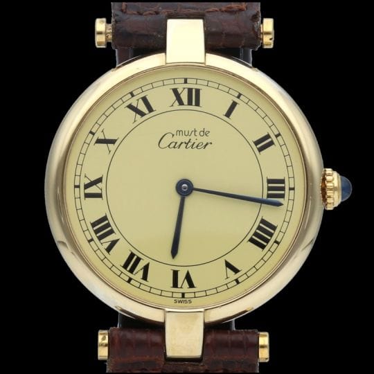 Montre Cartier Montre Must De Cartier Vermeil 58 Facettes MT40925