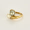 Bague 53 Bague or jaune, perles, sertie de diamants 58 Facettes 237