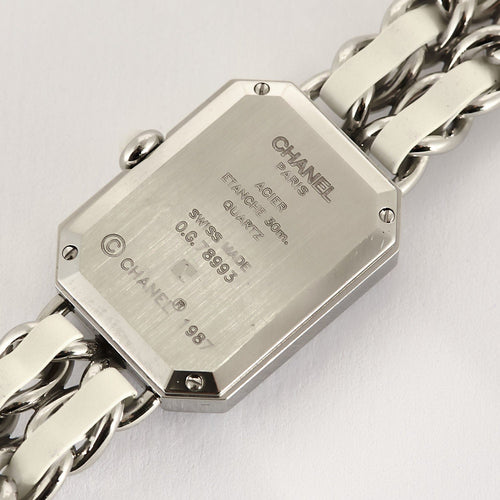 Montre CHANEL - Montre Première en acier et cuir XXL 58 Facettes