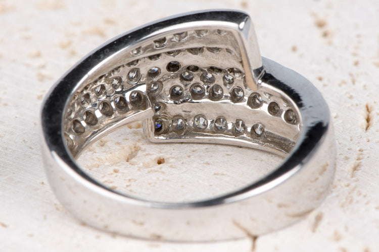 Bague 51.5 Bague 18 carats Or jaune 1.16 ct Diamant 58 Facettes BGDGV289