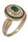 Bague 54 BAGUE MARGUERITE ÉMERAUDES ET DIAMANTS 58 Facettes 087031