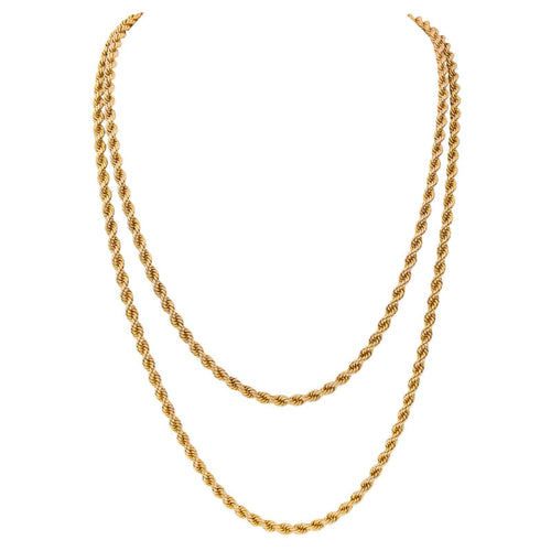 Collier Collier Sautoir Or rose 58 Facettes 4429611CN