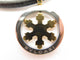 Collier collier BULGARI tondo pendentif flocon de neige or jaune 18k acier 58 Facettes 271635