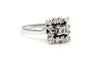 Bague 55 Bague contemporaine en or blanc sertie de diamants (+-0.37ct) 58 Facettes 22591