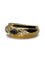Bague 50 Bague Chaumet or jaune saphir cabochon et diamants 0,09 ct 58 Facettes 972