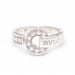 Bague 52.5 BVLGARI - Bague en Or Blanc avec Diamants 58 Facettes D361629UZ