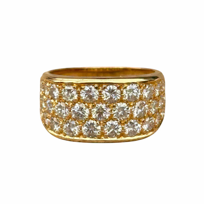 Bague 54 Carl Bucherer - Bague or jaune diamants 58 Facettes 312