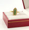 Bague 54 Bague marquise style ancien en or émeraudes et diamants 58 Facettes