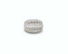 Bague 52 Bague en or blanc sertie de diamants pavés (2,30 ct). 58 Facettes 6365