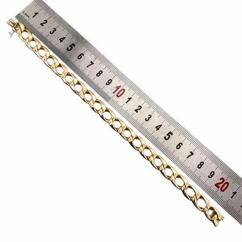 Bracelet Bracelet or jaune Maille forçat 58 Facettes