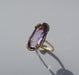 Ring 55 Oval French pink amethyst cocktail ring 58 Facettes