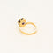Bague 57.5 Bague mouvementée tanzanite 58 Facettes LP1177