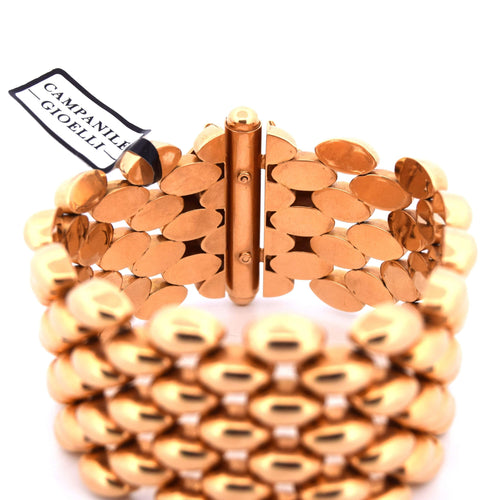 Bracelet BRACELET EN OR 18 KT - Années 1950 58 Facettes