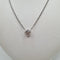 Collier Collier or blanc 18 carats serti d'un diamant naturel certifié LFG 58 Facettes