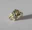 Bague 47 Christofle - Bague jonc vintage godrons en or 18k et argent 58 Facettes