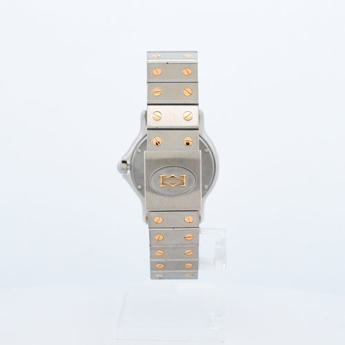 Montre Cartier - Montre Santos Octagone - Ivory roman dial - LM 58 Facettes