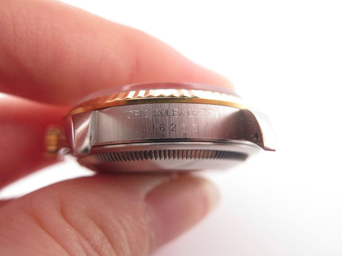 Montre vintage montre ROLEX datejust 16233 jubilee 36mm automatique or 18k & acier 58 Facettes 268501