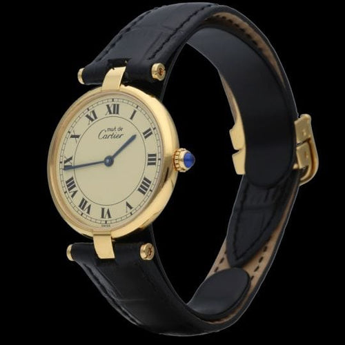 Montre Cartier Montre Must De Cartier Vermeil 58 Facettes MT44348