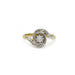 Bague 52 Bague ors jaune et blanc, diamants 58 Facettes 240026SP