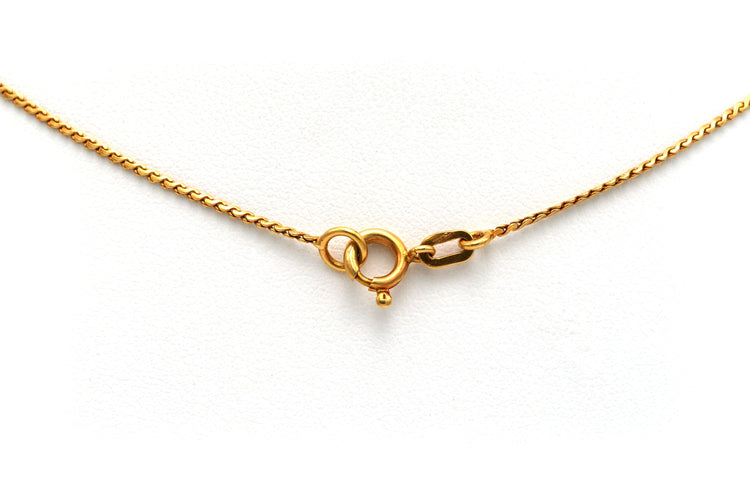 Collier Collier en or jaune serti d'émeraude et de diamants 58 Facettes 13824