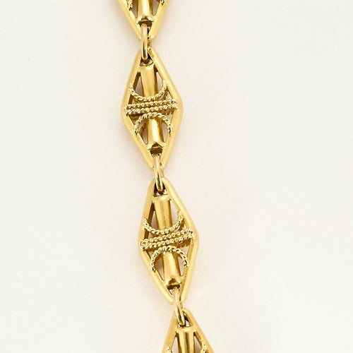 Collier Collier de passementerie en or jaune 58 Facettes GU297