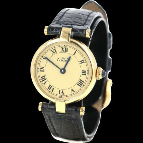 Montre Cartier Montre Must De Cartier Vermeil 58 Facettes MT41232