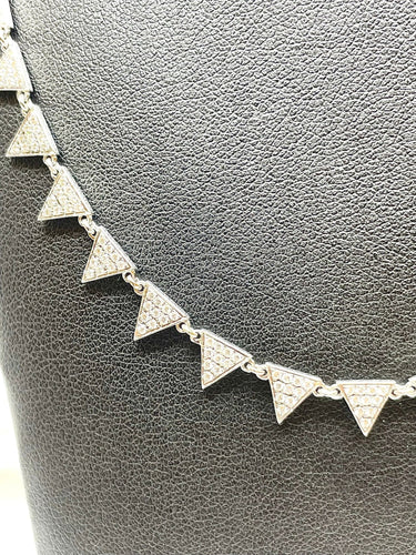 Collier Collier hippie chic en or blanc 18 carats et 2,70 carats de diamants 58 Facettes