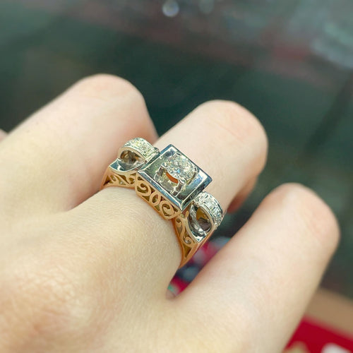 Bague 55 Bague - Or & Diamants 58 Facettes 240303R