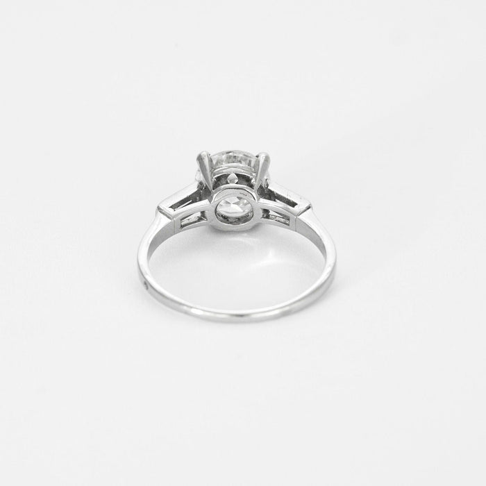 BOUCHERON - solitaire diamant platine