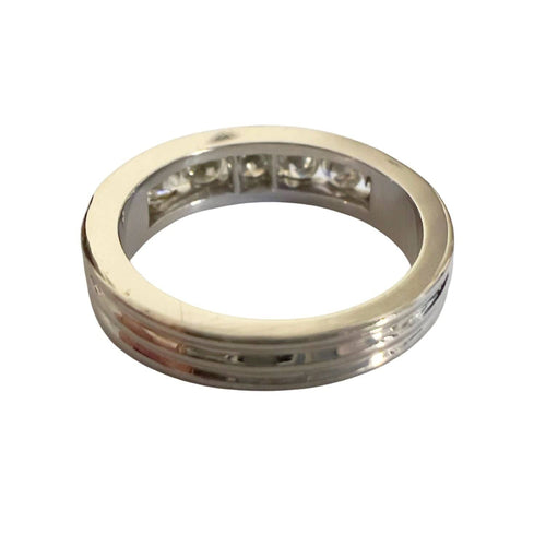 Bague 50.5 Bague de design contemporain du XXe siècle en or 18 carats avec diamants de 1,00 ct 58 Facettes Q292B