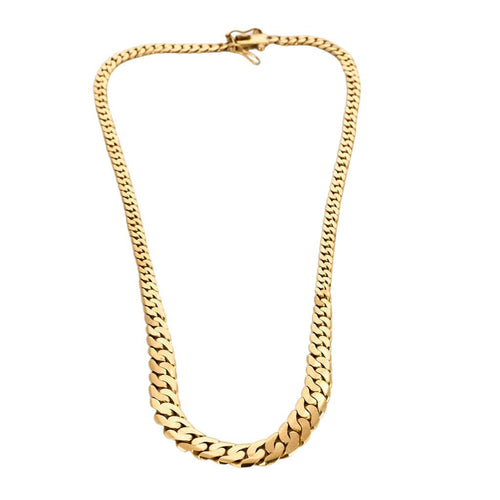 Collier Chaine maille gourmette or jaune 58 Facettes MLJ0377