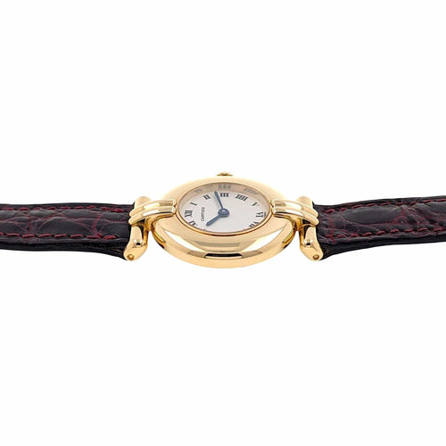 Montre Cartier Colisée Full Set 18k Gold also called Rivoli Ref 1985 58 Facettes