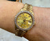 Montre Rolex Oyster perpetual Lady en or et diamants 58 Facettes