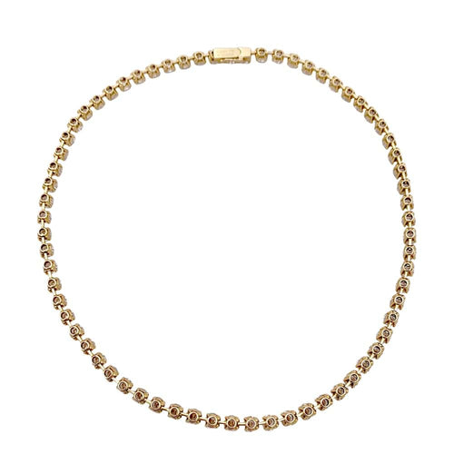 Collier Collier rivière Cartier, or jaune et diamants. 58 Facettes 35138