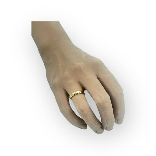 Bague 51 Alliance en or blanc 750 poli 58 Facettes 149065051