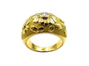 Bague 57 VAN CLEEF & ARPELS. Bague vintage or jaune 18K et diamant 58 Facettes