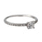 Bague 49 Bague Solitaire Or blanc Diamant 58 Facettes 2773202CN