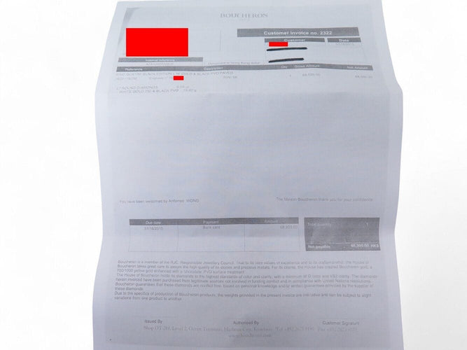 Bague 56 bague BOUCHERON quatre classique large jrg01782 or 56 diamants 58 Facettes 270341