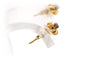 Boucles d'oreilles Boucles d'oreilles Art Déco or jaune, diamants 58 Facettes B722
