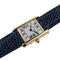 Montre Cartier Tank Louis Cartier Medium MM Classic Railway 18k Gold 866001 Gold Folding Clasp Circa 1985 58 Facettes