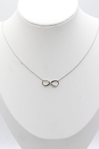 Collier Collier infini or blanc, diamants 58 Facettes 240410