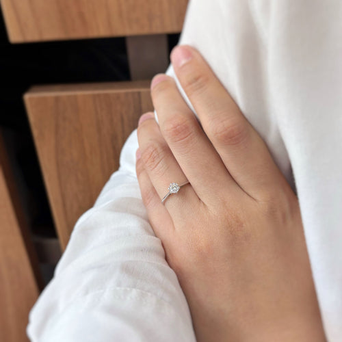 Bague 53 Solitaire - Or & diamant 58 Facettes 250162R