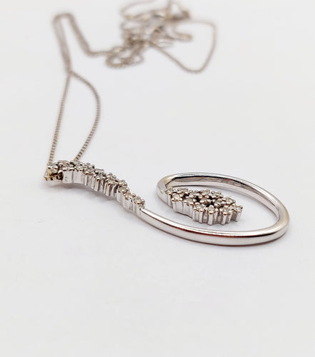 Collier Miluna - Collier vintage chaîne vénitienne en or blanc 18k et diamants 58 Facettes A03361