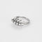 Bague 57.5 Bague en or gris et diamants 58 Facettes COL31342